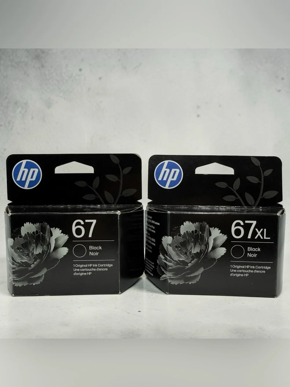 HP 67XL Black Ink 2 Pack High Yield DeskJet ENVY Compatible EXP: 3/28